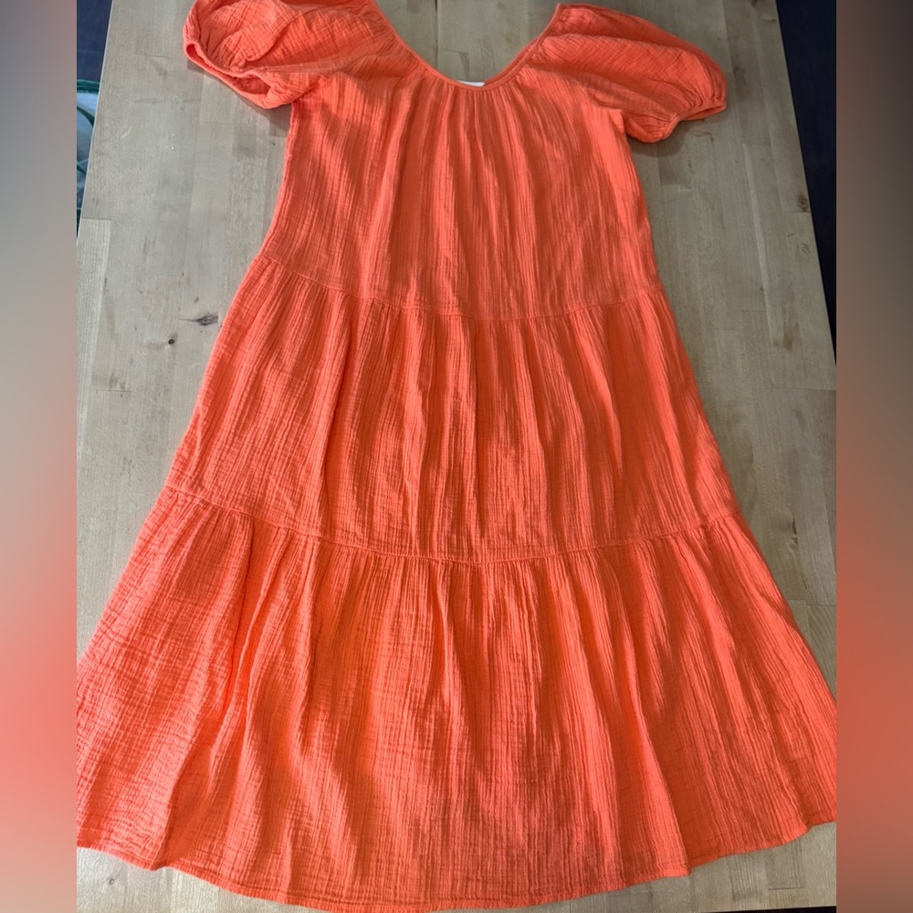 Lilly Pulitzer Orange ZeminiTextured maxi Dress - Picture 6 of 11